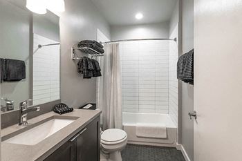 Luxury Bathrooms at the Lofts at Gin Alley, Chicago, IL 60607